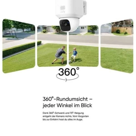 Eufy Cam Solo E30 2K Pan & Tilt -White